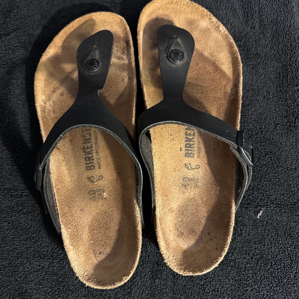 Birkenstocks flip flop style